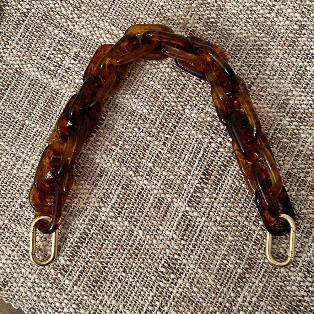 Clare V Shortie Tortoise Strap